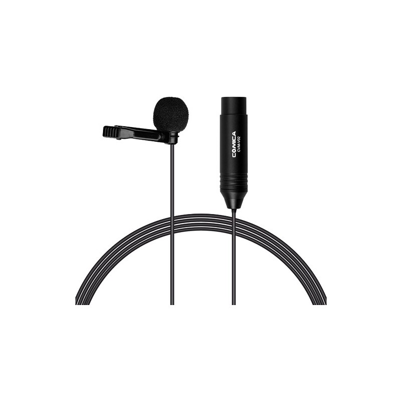 Comica Audio CVM-V02O Omnidirectional Lavalier Microphone with XLR Connector (14.7' Cable)