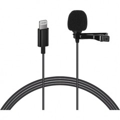 Comica Audio CVM-V01SP(MI) Omnidirectional Lightning Lavalier Microphone for iOS Devices (8.2' Cable)