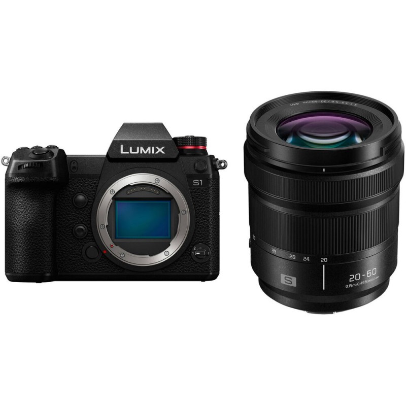 Panasonic Lumix DC-S1KE-K Mirrorless Digital Camera with 20-60mm Lens