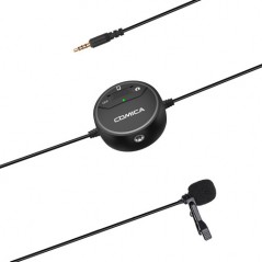 Comica Audio SIG.LAV V03 Omnidirectional Lavalier Microphone with Monitoring for DSLR Cameras and Smartphones